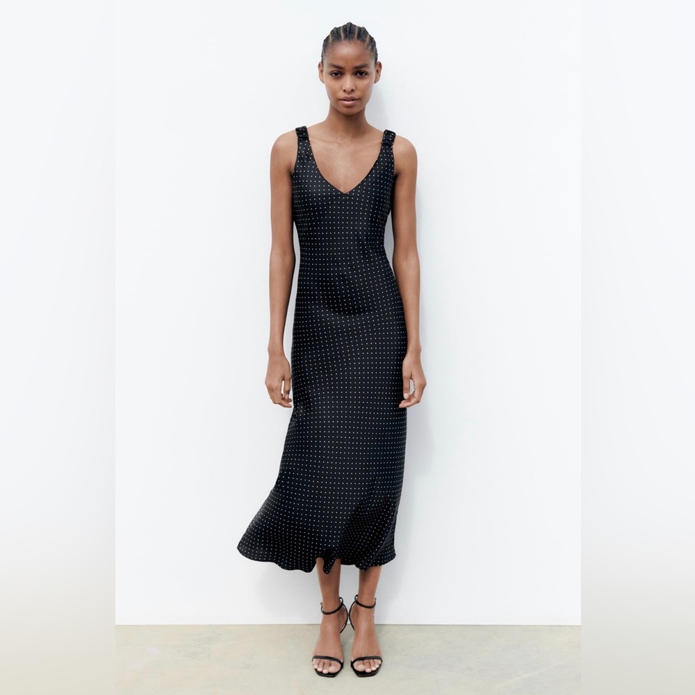 ZARA NWOT Polka Dot Dress.